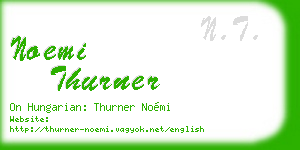 noemi thurner business card